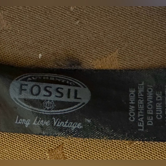 Fossil Vintage Leather Crossbody Purse “ Long Live Vintage “ - Picture 16 of 16